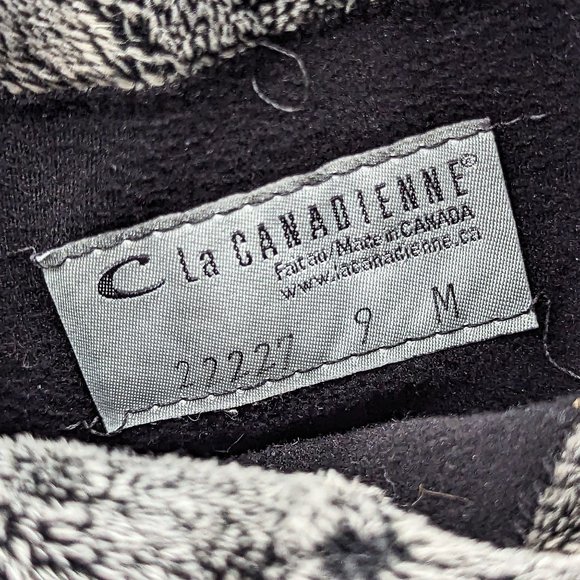 La Canadienne Women Wedge Black Fine Suede Mid Calf boots size 9 - Picture 5 of 11